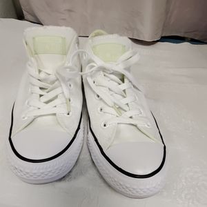 Converse All Star canvas shoes.